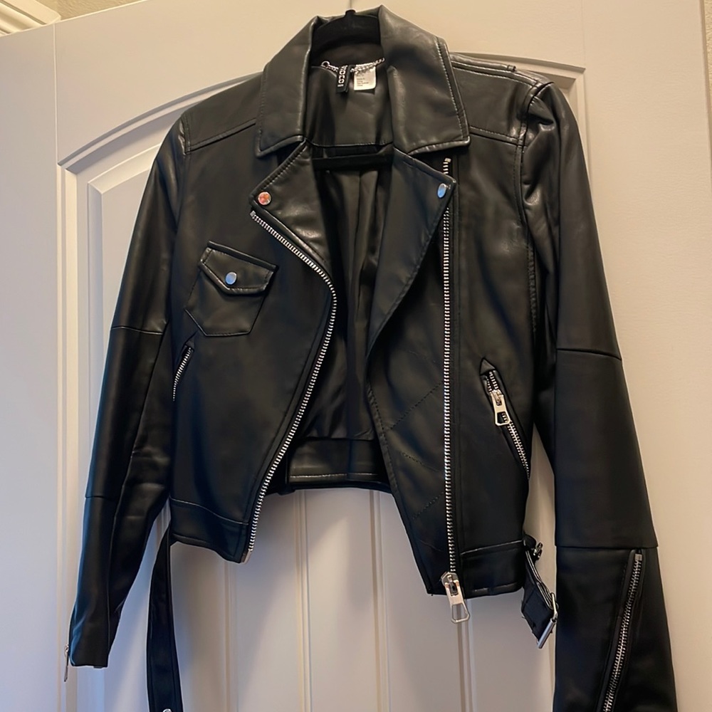 H&M Black Leather Jacket